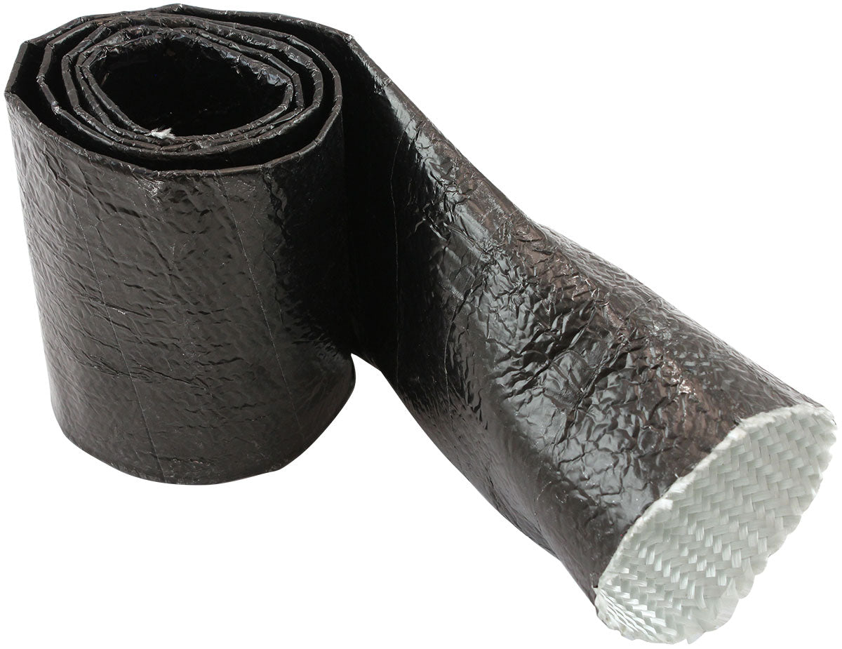 AF91-5004BLK - ALUMINISED SLEEVE 2-1/8-2-1/2"BLACK FINISH 1 meter / 3 ft
