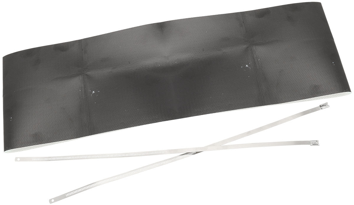 AF91-6010BLK - ALUMINISED STARTER HEAT SHIELDA MUST FOR CLOSE HEADERS BLACK