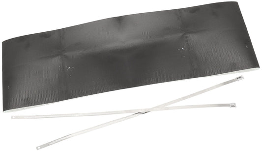 AF91-6010BLK - ALUMINISED STARTER HEAT SHIELDA MUST FOR CLOSE HEADERS BLACK