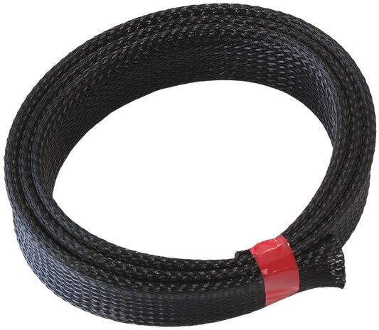 AF91-7052 - 1" 1 METER HEAT FLEX BRAID BLACK TIGHT WEAVE HIGH COVERAG