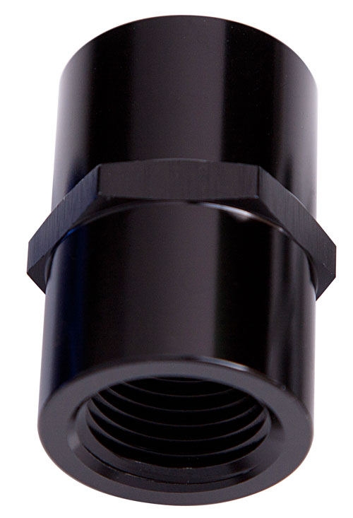 AF910-08BLK - FEMALE COUPLER 1/2" NPT BLACK FEMALE TO FEMALE