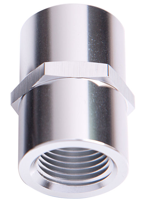 AF910-08S - FEMALE COUPLER 1/2" NPT SILVER FEMALE TO FEMALE