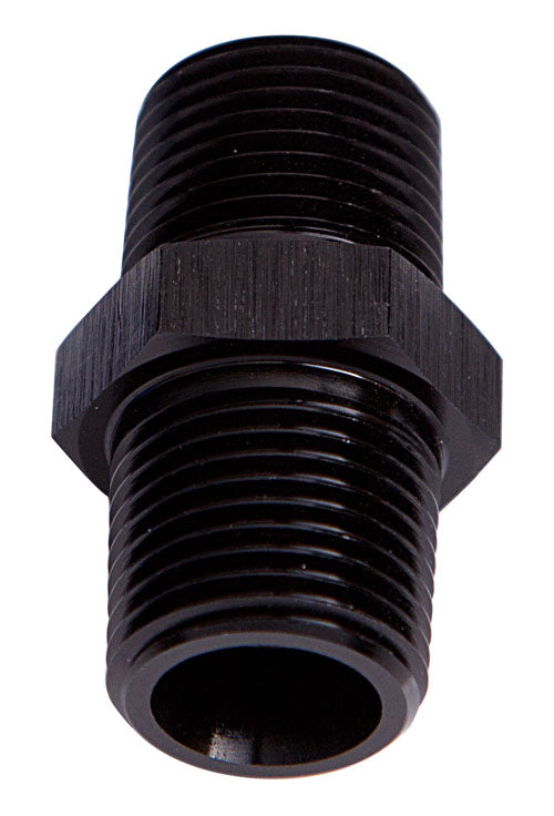 AF911-06BLK - MALE COUPLER 3/8" NPT BLACK MALE TO MALE