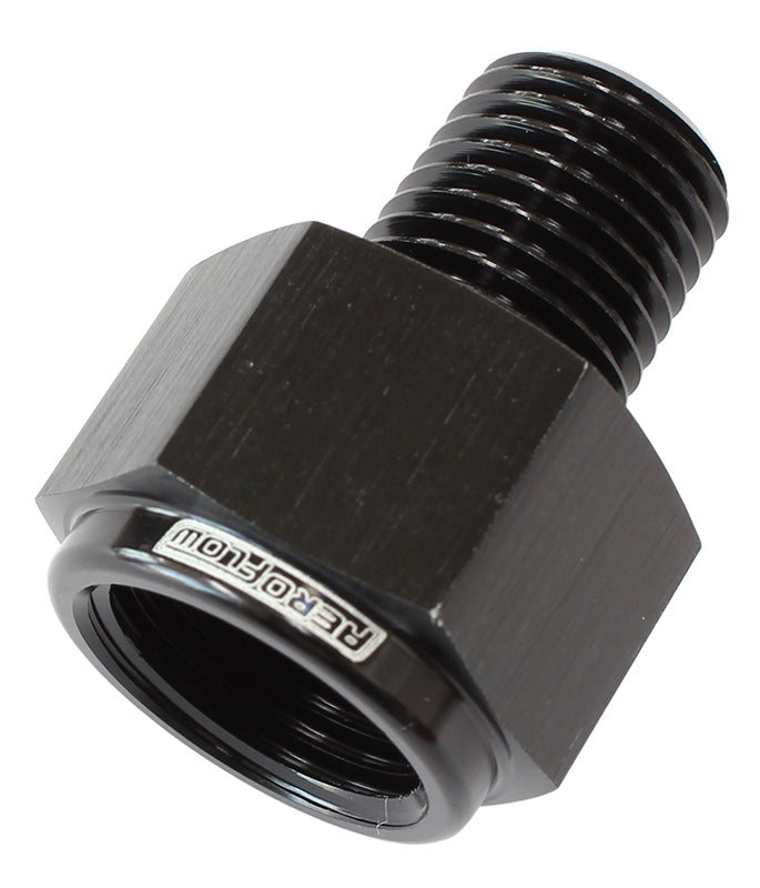 AF912-02-04BLK - NPT PIPE EXPANDER, BLACK 1/8" NPT MALE, 1/4" NPT FEMALE