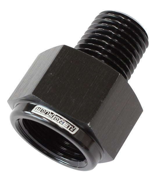 AF912-02-04BLK - NPT PIPE EXPANDER, BLACK 1/8" NPT MALE, 1/4" NPT FEMALE