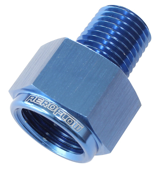 AF912-04-06 - NPT PIPE EXPANDER, BLUE 1/4" NPT MALE, 3/8" NPT FEMALE