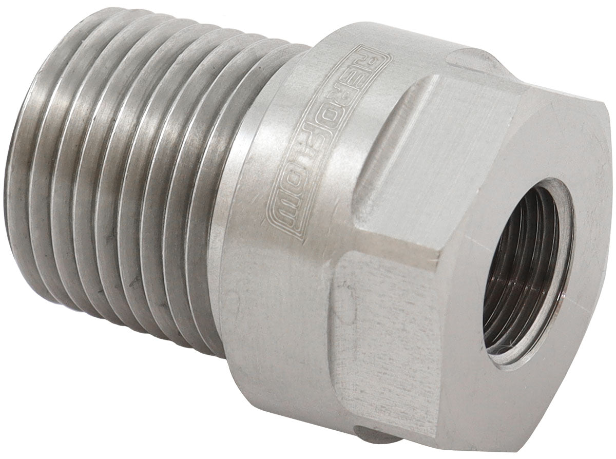 AF912-M10-06SS - M10X1.0 PIPE REDUCER TO MALE 3/8" NPT STAINLES STEEL BOSCH