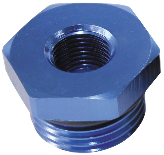 AF912-P10-02 - -10ORB PORT REDUCER TO 1/8 NPTBLUE MALE TO FEMALE