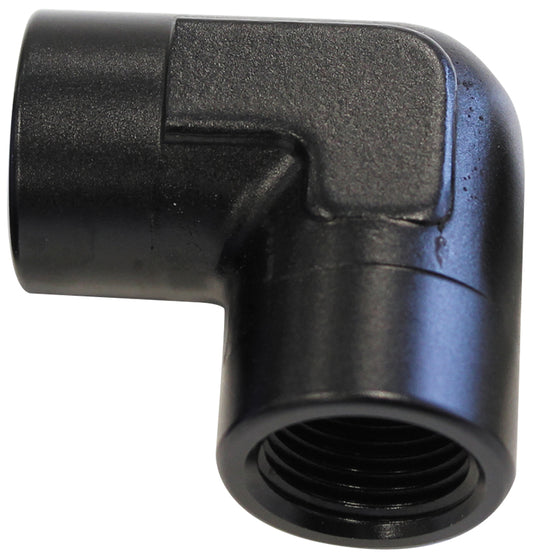 AF913-06BLK - 90 Deg Female - Female Elbow 3/8 NPT Black