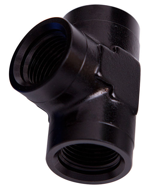 AF917-02BLK - FEMALE PIPE TEE 1/8" NPT BLACK FEMALE 1/8" NPT