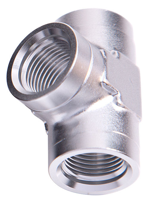 AF917-08S - FEMALE PIPE TEE 1/2" NPT SILVER FEMALE 1/2" NPT