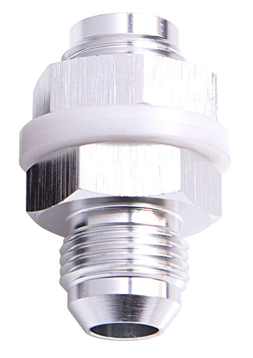 AF921-12S - FUEL CELL FITTING -12AN SILVER FUEL CELL BULKHEAD FITT