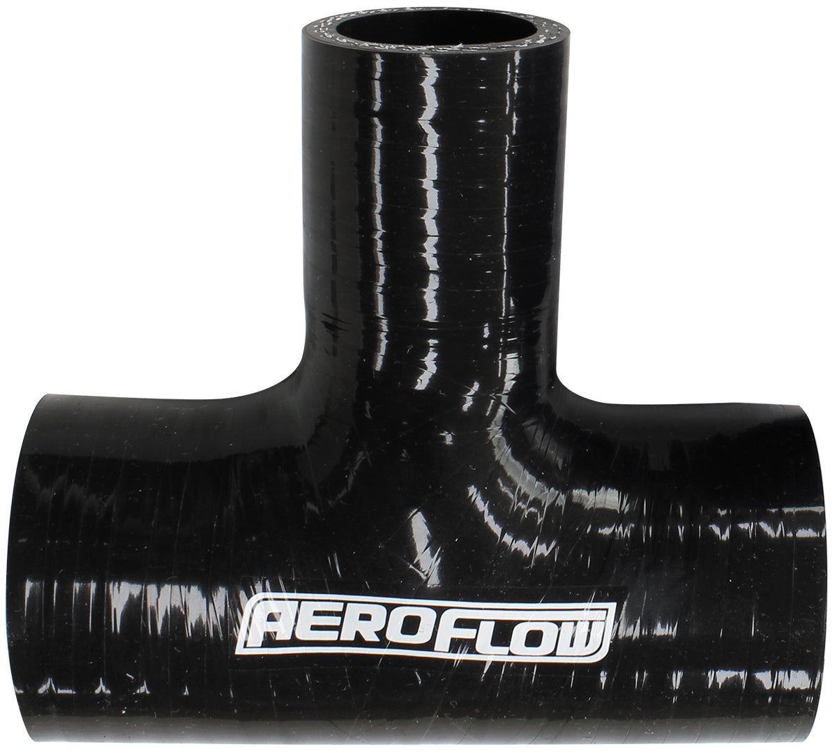 AF9244-275-137 - Silicone Tee piece 2-3/4" 70mmrun & 1-3/8" 35mm side,Black 100mm long on run50mm on side