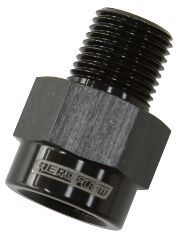 AF925-04-04BLK - 1/8" BSPT male to 1/8" NPT Female BLACK