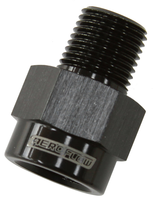 AF925-04-04BLK - 1/8" BSPT male to 1/8" NPT Female BLACK
