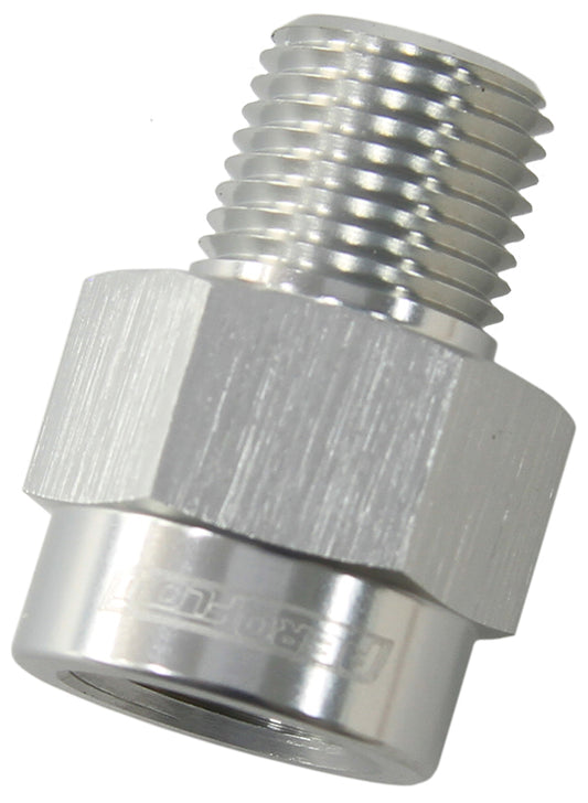 AF925-04-04S - 1/8" BSPT male to 1/8" NPT Female SILVER