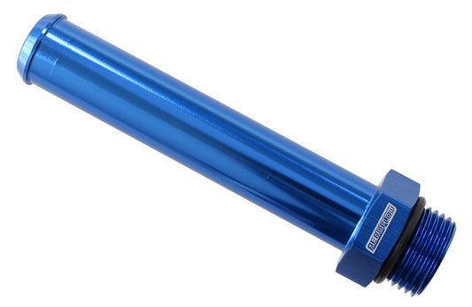 AF926-10-08 - -8ORB TO 16MM BARB TURBO DRAINEXTENSION BLUE 100MM OAL