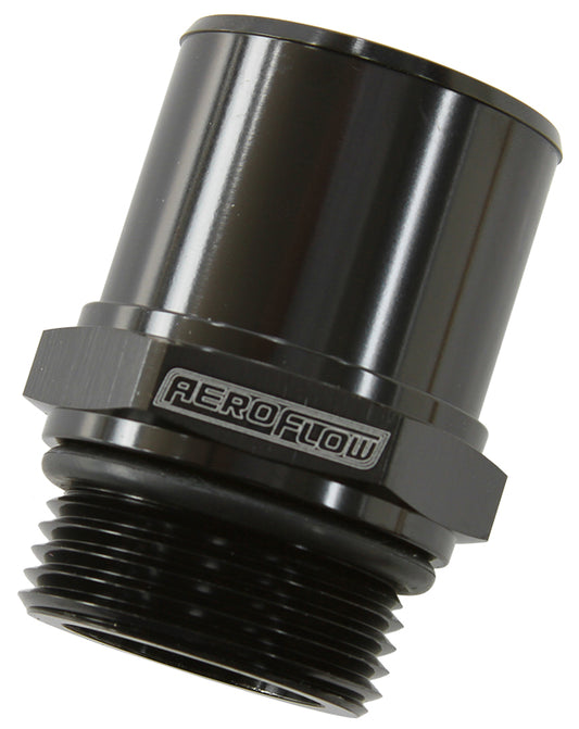 AF926-22-16BLK - -16ORB TO 1-3/8" / 35mm BARB BLACK 55MM L BREATHER ADAPTER