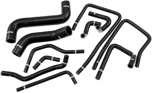 AF9270-0040 - SUBARU EJ20 HEATER HOSE KIT BLAC RADIATOR WRX 2000-2007 SILCIONE Aeroflow AF 9270-0040