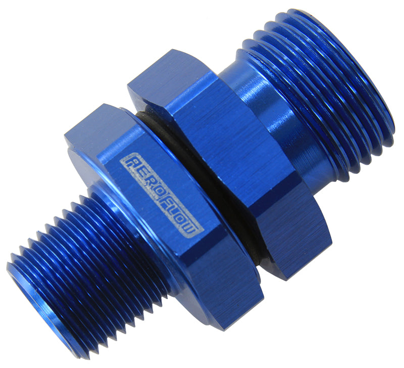 AF928-10-06 - -10 ORB TO 3/8" NPT COUPLER BLUE -10 ORB TO 3/8"