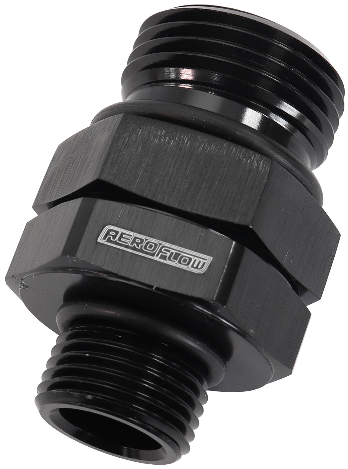 AF929-12-10BLK - -12 ORB SWIVEL TO -10 ORB BLACK FULL SWIVEL