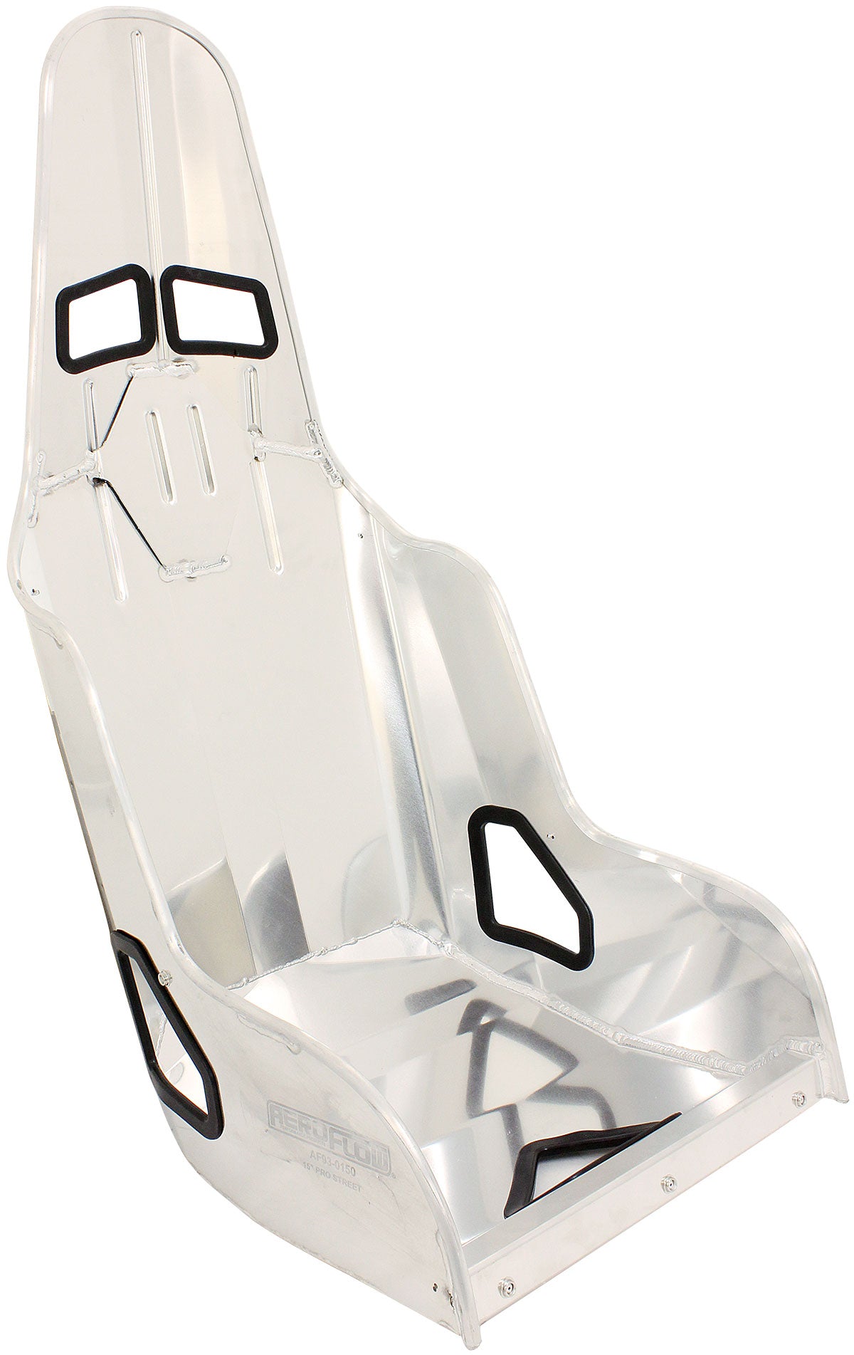 AF93-0150 - PRO STREET ALUMINIUM RACE SEAT15' HIP WIDTH RAW FINISH