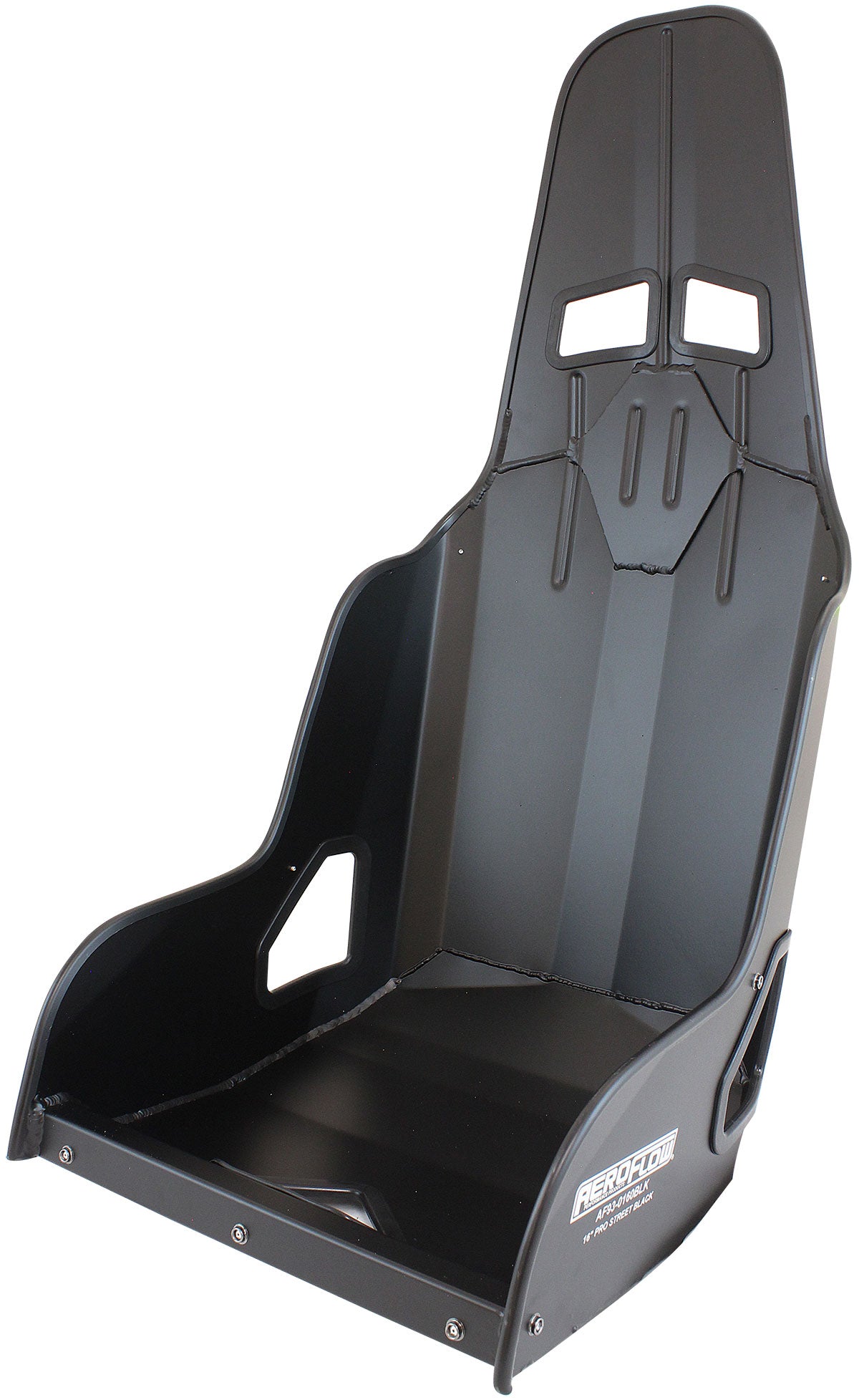 AF93-0160BLK - PRO STREET ALUMINIUM RACE SEAT16" HIP WIDTH BLACK FINISH