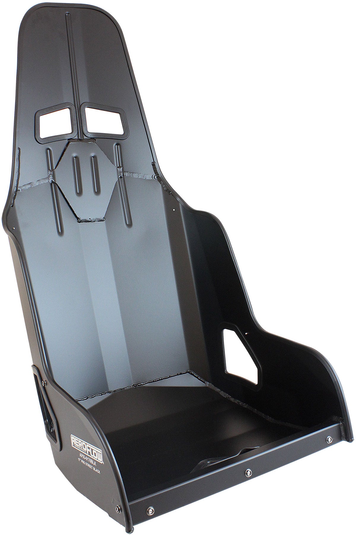 AF93-0170BLK - PRO STREET ALUMINIUM RACE SEAT17" HIP WIDTH BLACK FINISH