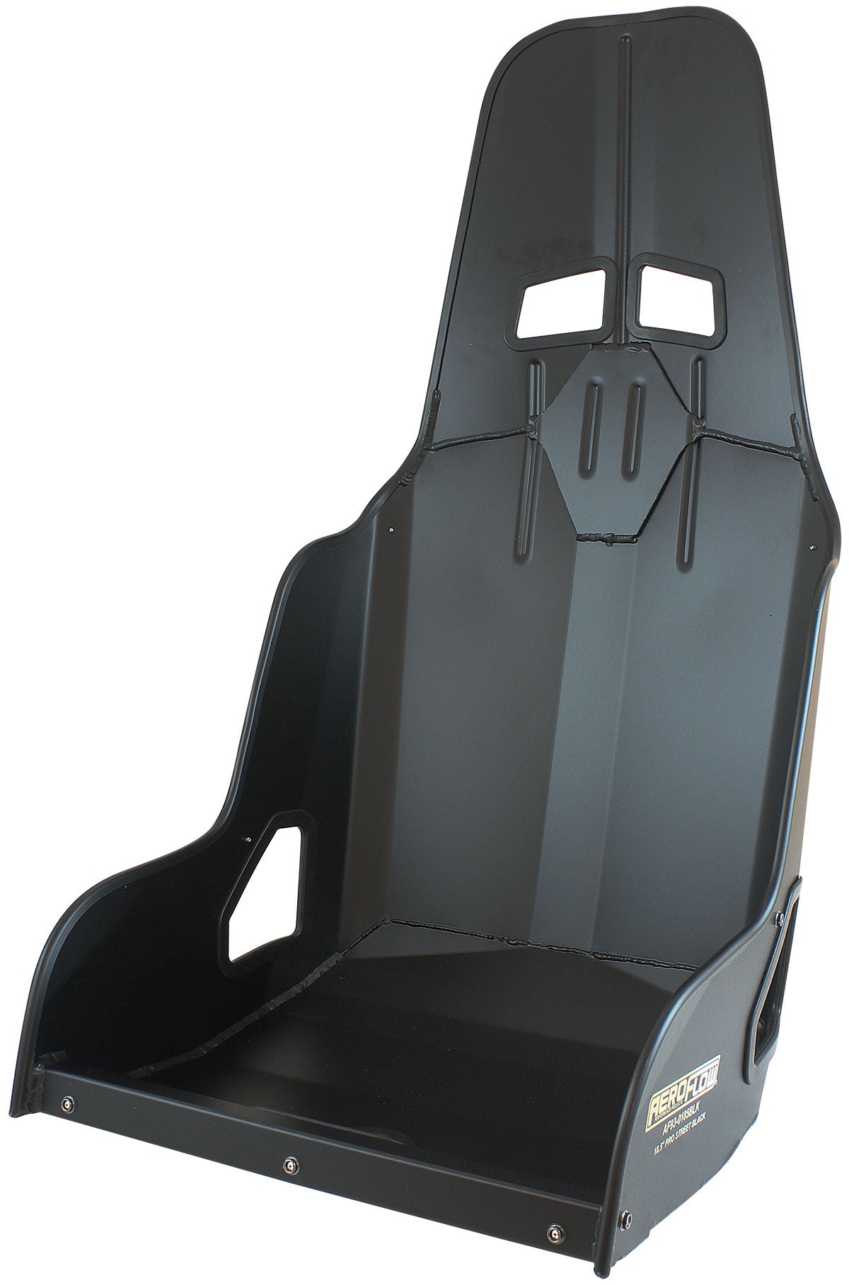 AF93-0185BLK - PRO STREET ALUMINIUM RACE SEAT18.5" HIP WIDTH BLACK FINISH