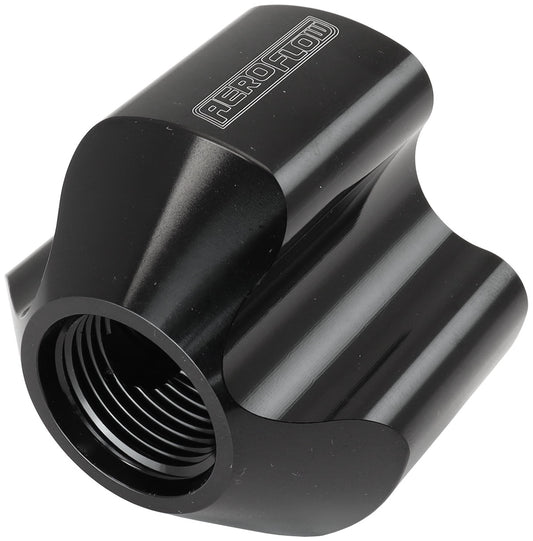AF935-10-08BLK - INLINE 4 PORT DISTRIBUTION BLOCK -10 ORB TO 3 x -8 BLACK