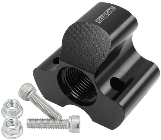 AF935-12-10BLK - INLINE 4 PORT DISTRIBUTION BLOCK -12 ORB TO 3 x -10 BLACK