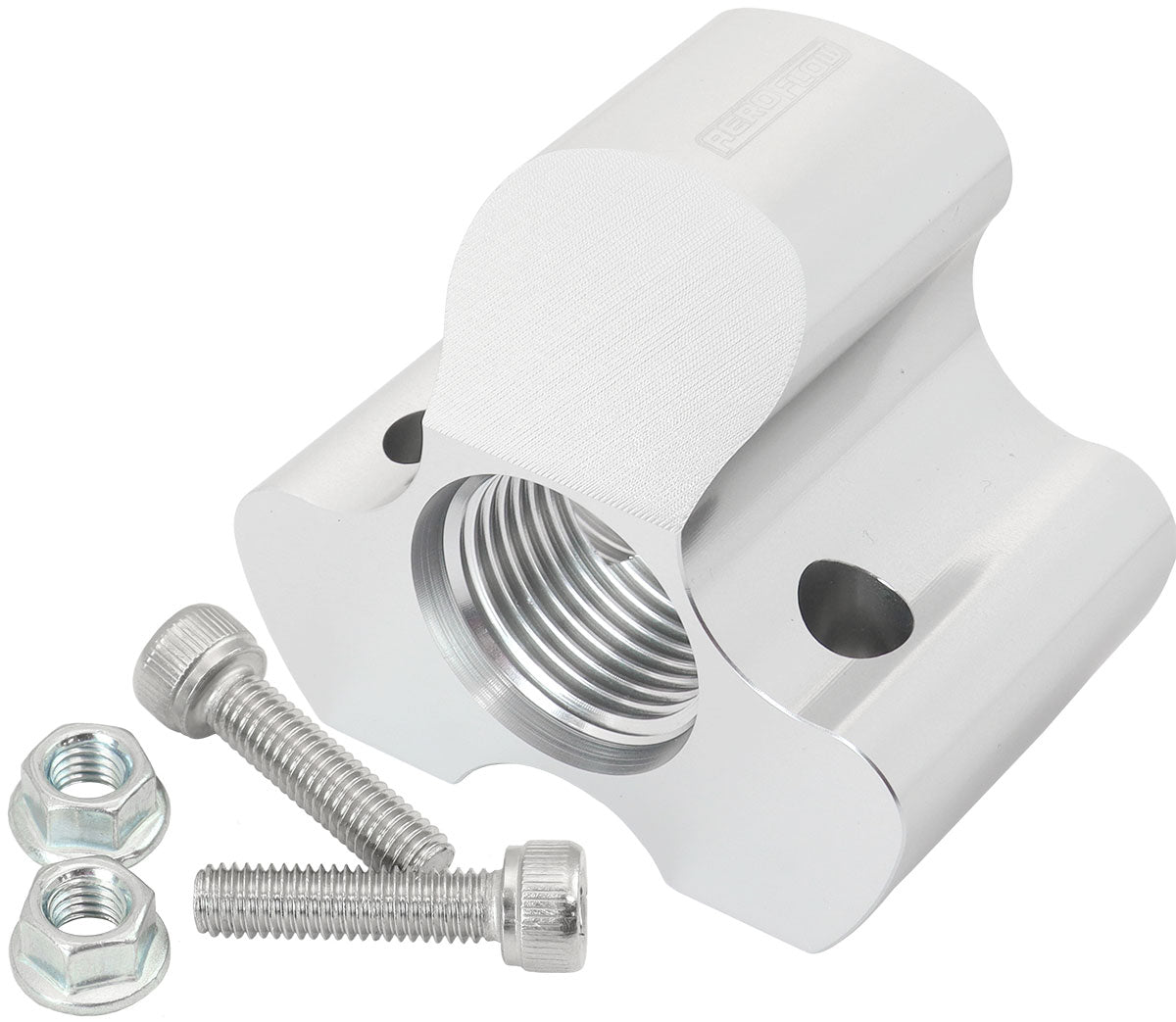 AF935-12-10S - INLINE 4 PORT DISTRIBUTION BLOCK -12 ORB TO 3 x -10 SILVE