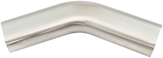 AF9402-3500 - 3-1/2" 45 DEGREE OVAL EXHAUST PIPE 304 S/STEEL 150mm LEG