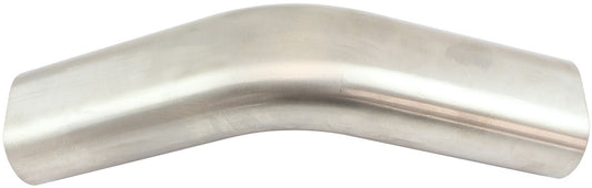 AF9404-3500 - 3-1/2" 45 DEGREE VERTICAL OVALEXHAUST PIPE 304 S/S 150mm LEG