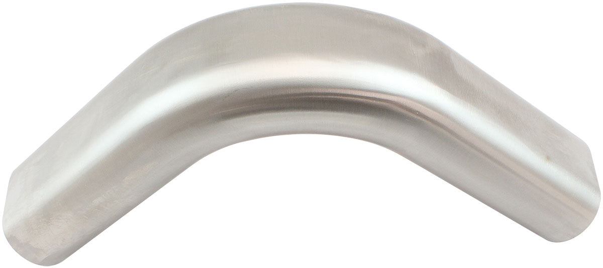 AF9409-3000 - 3" 90 DEGREE VERTICA OVAL TUBEEXHAUST PIPE 304 S/S 150mm LEG