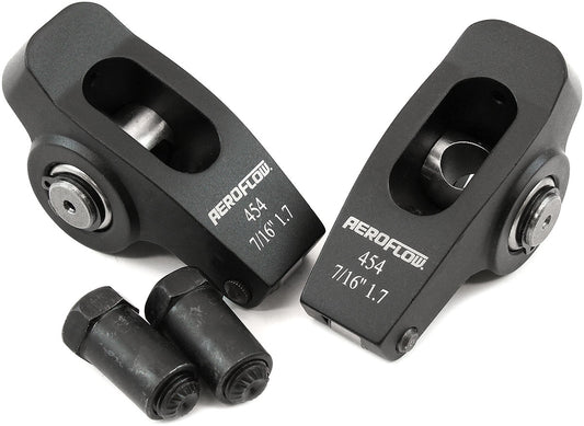 AF95-1115-2 - BBC ROCKER ARMS 7/16" STUD 1.7RATIO 454 ALLOY 2024 ROLLER PAIR Aeroflow - AF 95-1115-2