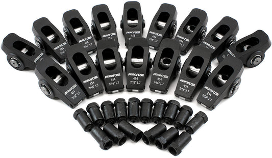 AF95-1115 - BBC ROCKER ARMS 7/16" STUD 1.7RATIO 454 ALLOY 2024 ROLLER 16