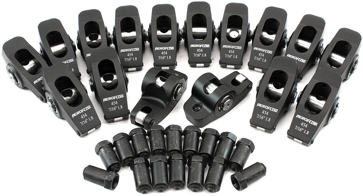 AF95-1117 - BBC ROCKER ARMS 7/16" STUD 1.8RATIO 454 ALLOY 2024 ROLLER 16