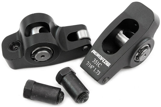 AF95-1128-2 - FORD CLEVELAND 351 ROCKER ARMS7/16" STUD 1.73 RATIO ROLLER ALLOY Aeroflow - AF 95-1128-2