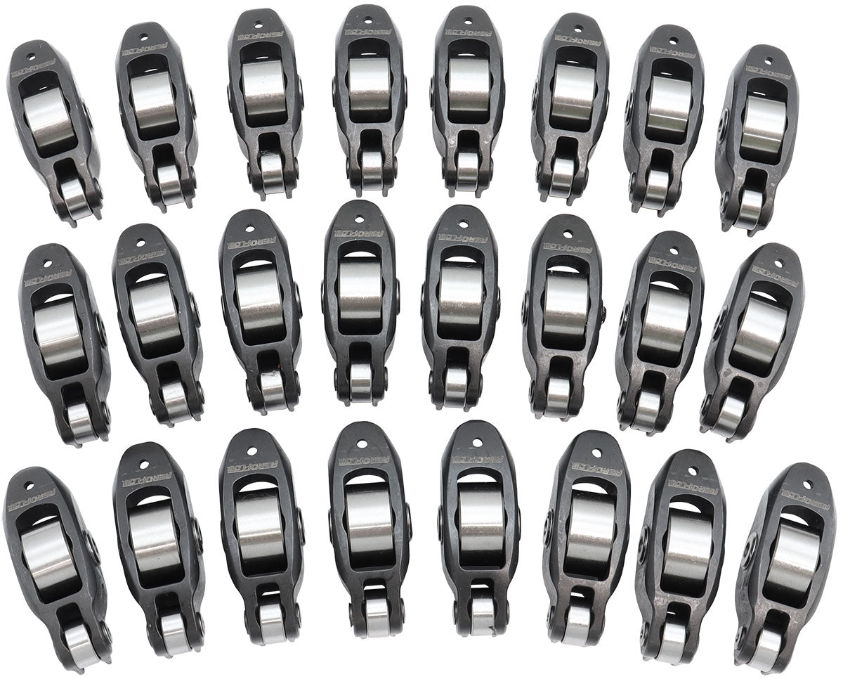 AF95-1130 - FORD BARRA BILLET ROCKER ARMS BA BF FG FG-X SET OF 24 ROLLER