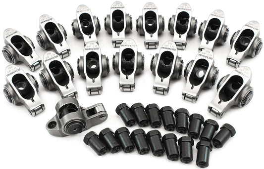 AF95-1201 - SBC S/S ROCKER ARMS 3/8" STUD 1.55 RATIO 350 STAINLES ROLLER16 Aeroflow - AF 95-1201
