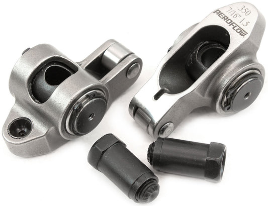 AF95-1205-2 - SBC S/S ROCKER ARMS 7/16" STUD1.50 RATIO 350 STAINLES ROLLER2 Aeroflow - AF 95-1205-2