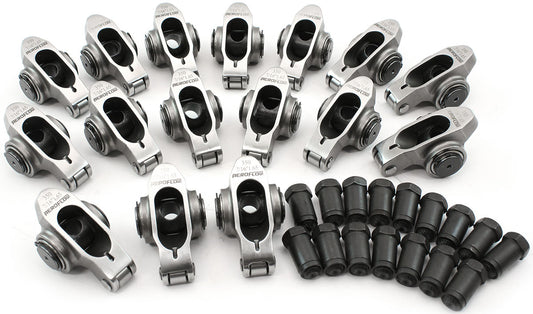 AF95-1208 - SBC S/S ROCKER ARMS 7/16" STUD1.65 RATIO 350 STAINLES ROLLER16 Aeroflow - AF 95-1208