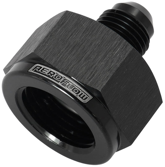 AF950-08-06BLK - FEMALE REDUCER -8AN TO -6AN BLACK REDUCER FEMALE TO MALE