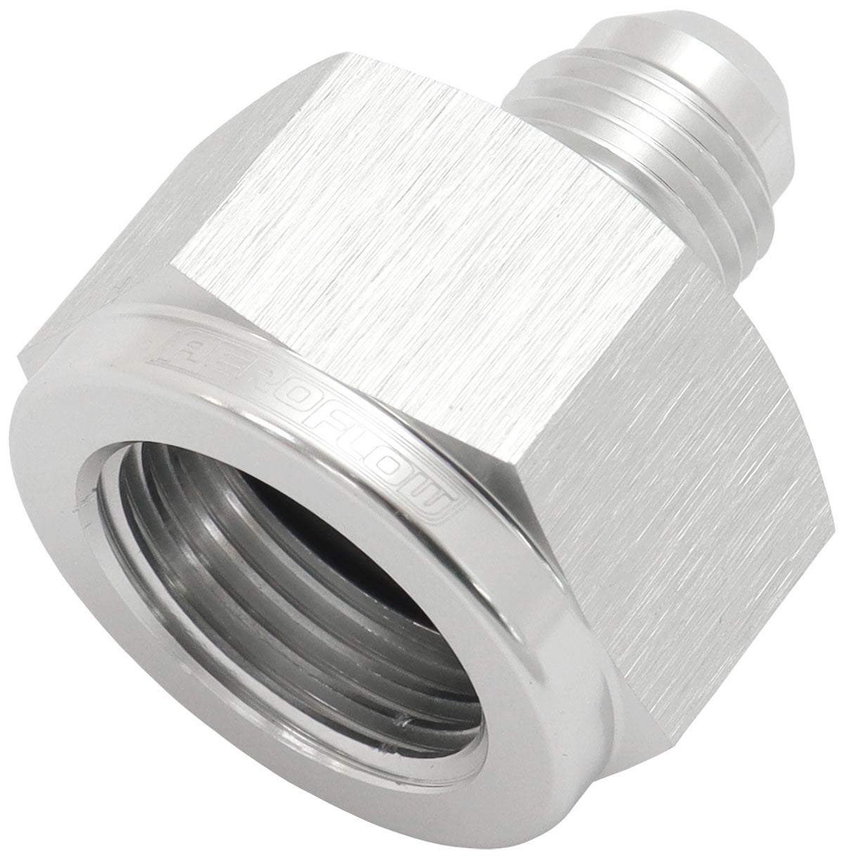 AF950-10-04S - FEMALE REDUCER -10AN TO -4AN SILVER REDUCER FEMALE TO MALE