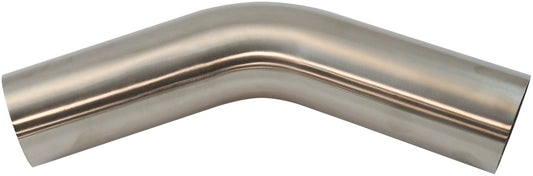 AF9502-3500 - 304 S/S BEND 45 DEG 3-1/2" O.D1.5MM (.059") 150mm / 6" LEG