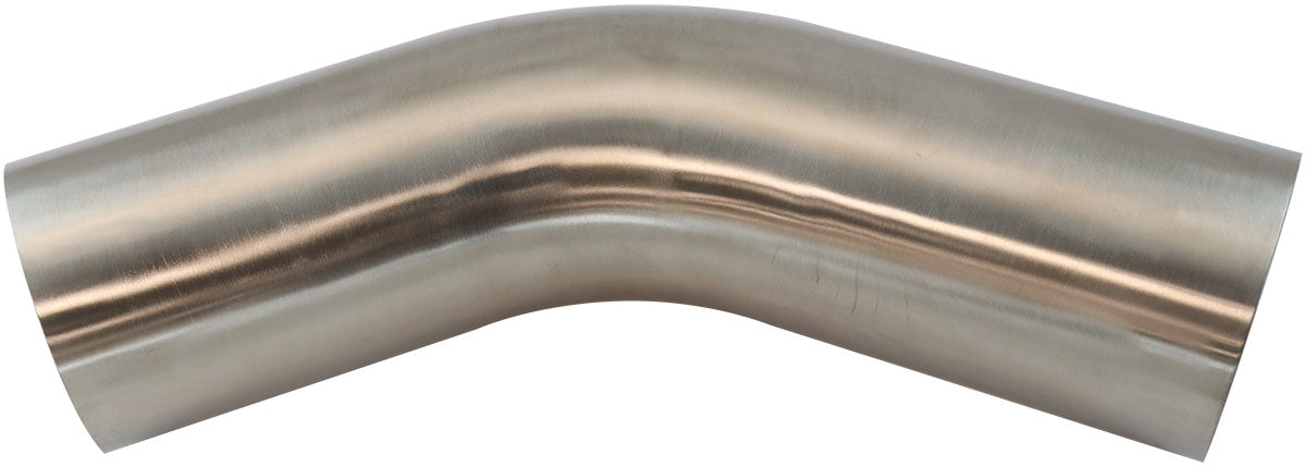 AF9502-4500 - 304 S/S BEND 45 DEG 4-1/2" O.D1.5MM (.059") 150mm / 6" LEG