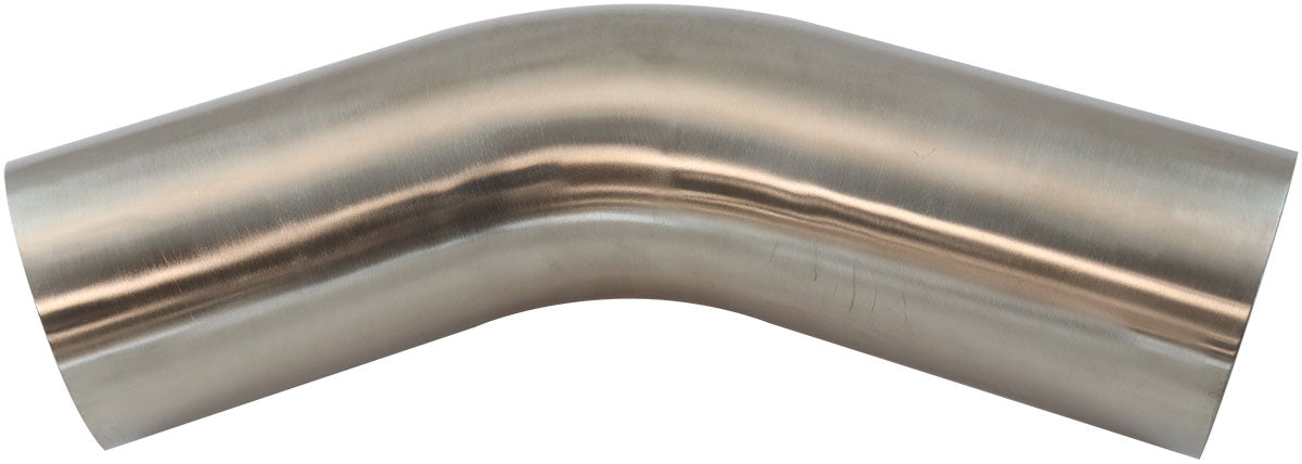 AF9502-5000 - 304 S/S BEND 45 DEG 5" O.D 1.5MM (.059") 150mm / 6" LEG