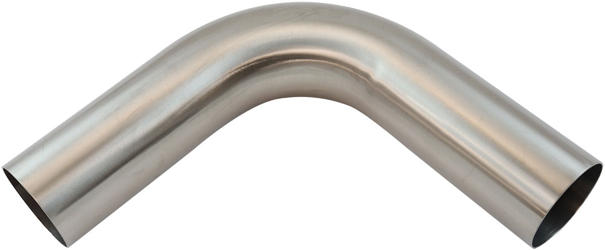 AF9503-3500 - 304 S/S BEND 90 DEG 3-1/2" O.D1.5MM (.059") 150mm / 6" LEG