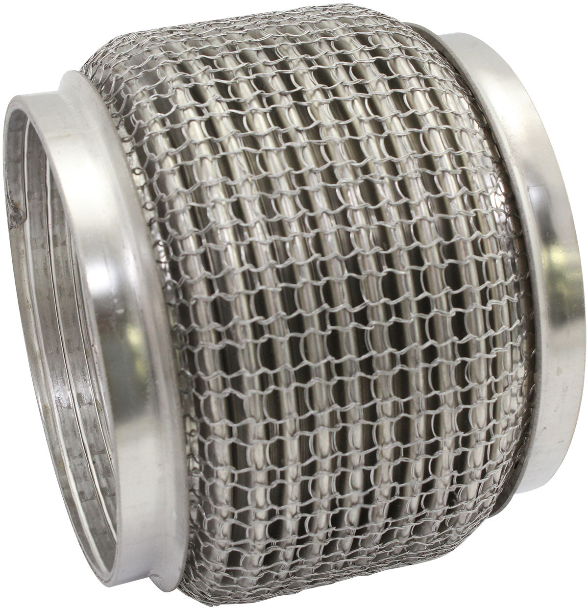 AF9512-4000 - 4" I.D EXHAUST MESH FLEX PIPE JOINT 4" LONG 304 S/STEEL